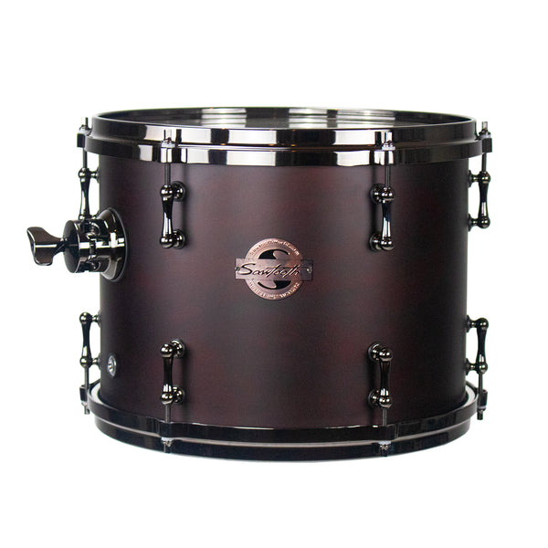 Sawtooth Hickory Series Tom Drum 13" x 10", Satin Dark Chocolate - GoDpsMusic