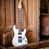 Sawtooth ST-M24 Left Handed Electric Guitar with Floyd Rose, Satin White - GoDpsMusic