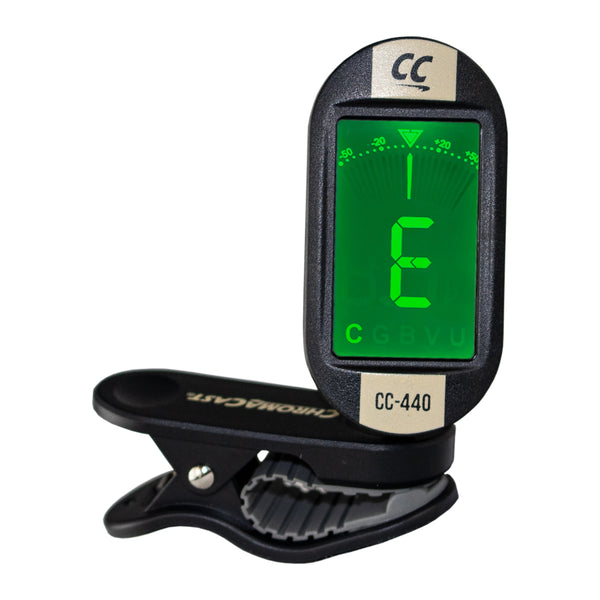 ChromaCast 440 Series Colored Guitar Tuner, Vanilla Cream - GoDpsMusic