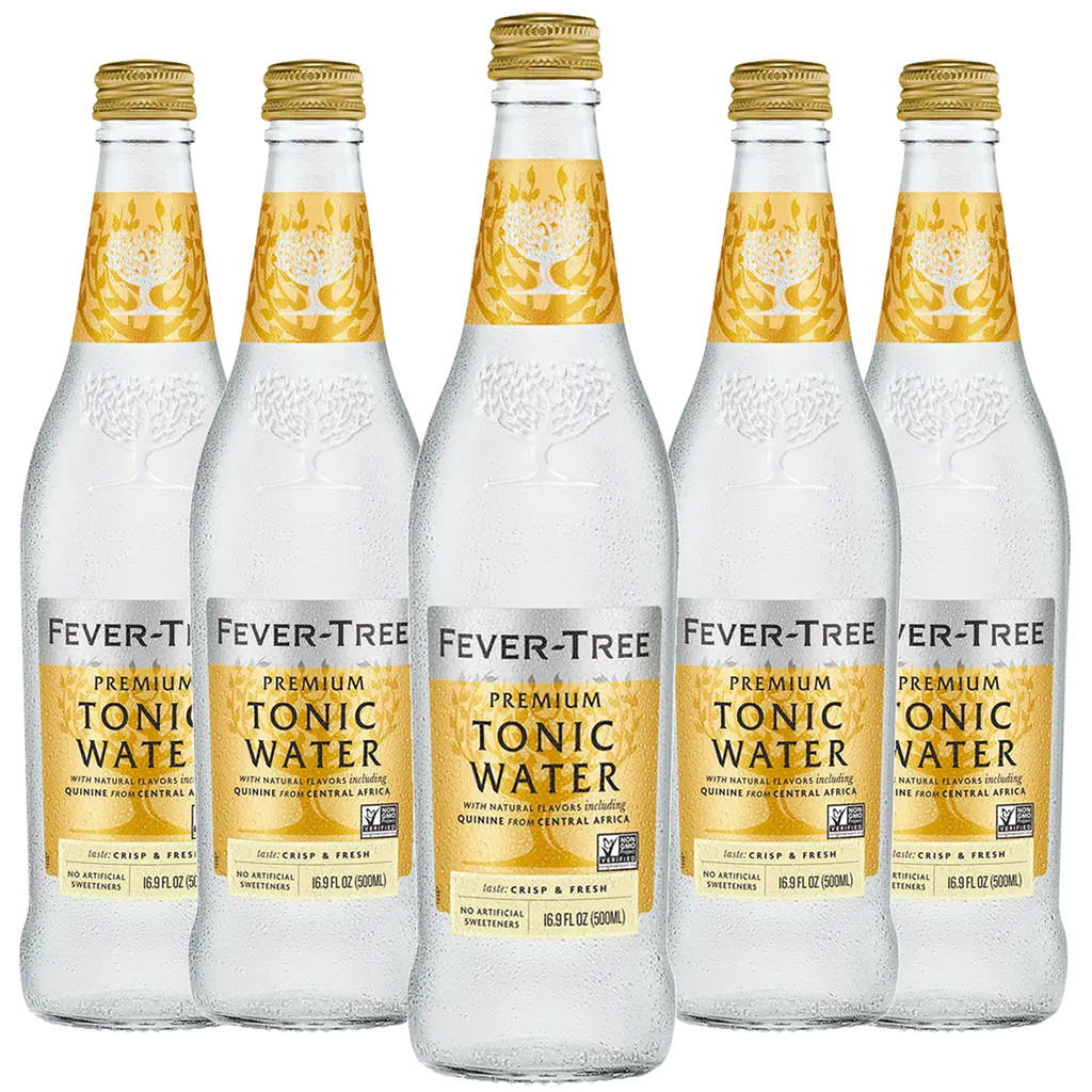 Fever Tree Premium Tonic Water - Premium Quality Mixer and Soda - Refreshing Beverage for Cocktails & Mocktails 500ml Bottle - GoDpsMusic