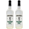 Owen’s Craft Mixers Cucumber Mint Handcrafted in the USA with Premium Ingredients Vegan & Gluten-Free Soda Mocktail and Cocktail Mixer - GoDpsMusic