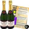 Chateau De Fleur Non-alcoholic Sparkling Wine Champagne Champagnette with Chromacast Pop Socket, Seasonal Wine Pairings & Recipes - GoDpsMusic