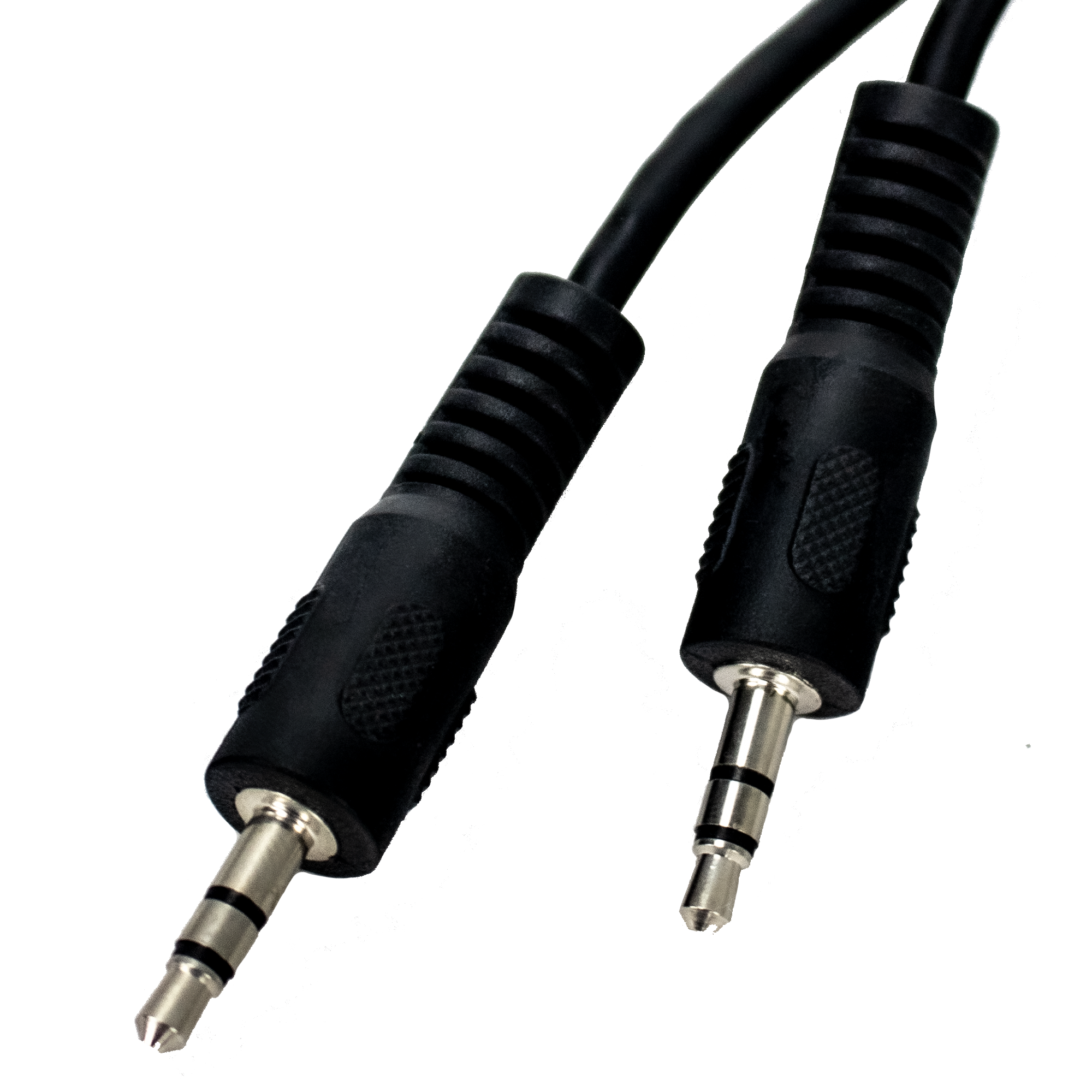 ChromaCast 5ft Black 3.5mm Rubber Aux Cable, Audio Auxiliary Input