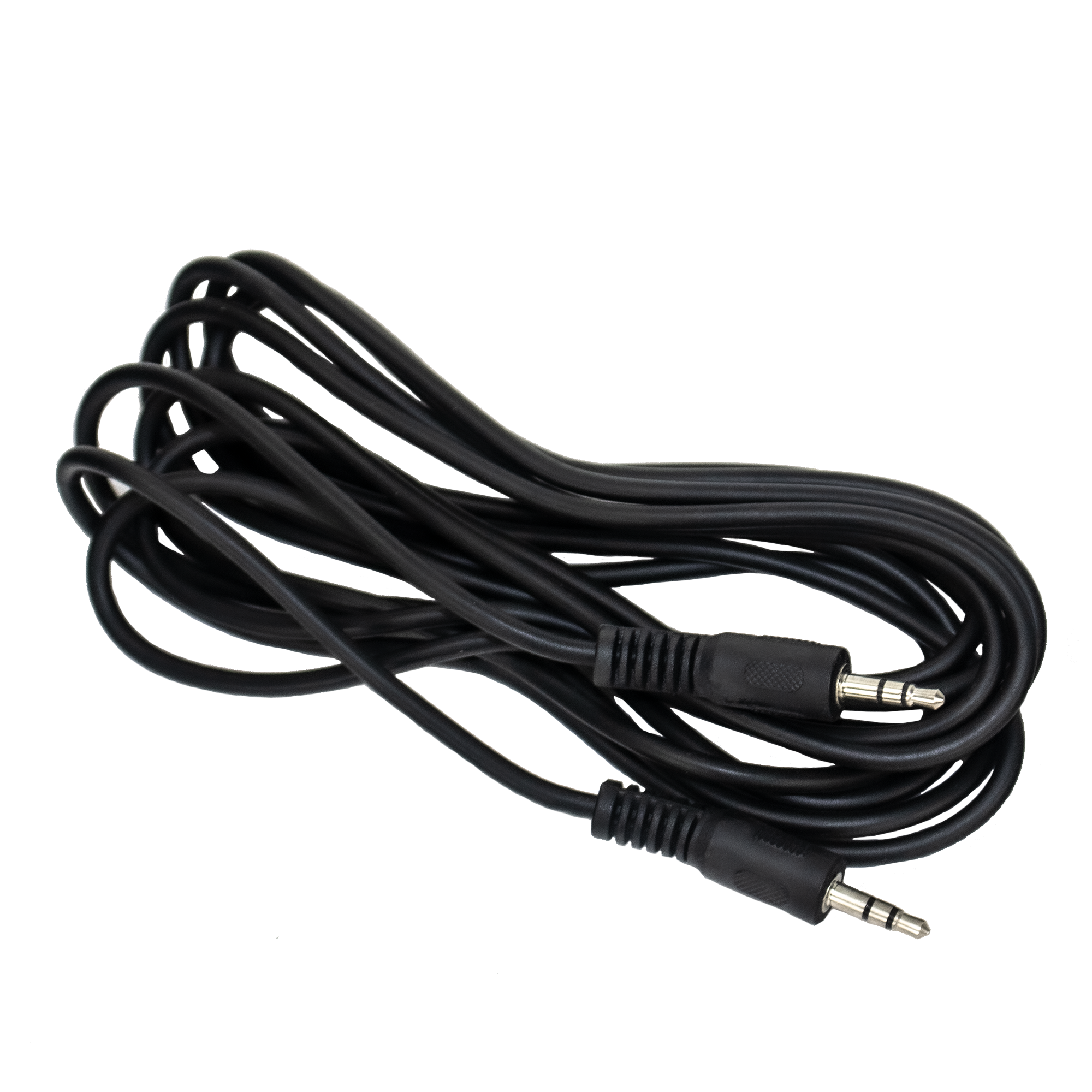 ChromaCast 5ft Black 3.5mm Rubber Aux Cable, Audio Auxiliary Input