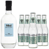 Nkd Distillery Gin Alternative Premium with Fever Tree Elderflower Tonic Non-Alcoholic Spirit - Zero Alcohol - Perfect Gin & Tonic or Tom Collins Alcohol Free Substitute - GoDpsMusic