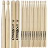 ChromaCast 5B USA Made Hickory Drumsticks Pair - Wood Tipped - Drum Sticks Tour Tested by Pro Drummers - Real American Hickory Wood - GoDpsMusic