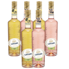 Giffard Depuis 1885 Pineapple/ Grapefruit Mixed Packs Alcohol-Free Liqueur Syrup - Made in France, 700ml Bottles, Perfect for Spritzers, Mixed Drinks - GoDpsMusic