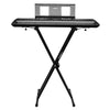 ChromaCast Universal Padded Piano Seat w/ Double Braced Electronic Keyboard Stand - GoDpsMusic