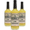 George’s Beverage Company Lime Margarita Mix - 1L Bottle - Gluten Free, All Natural Mixer - GoDpsMusic