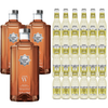 Clean Co Non-Alcoholic Whiskey Alternative 700ml Bottle - | with Premium Quality Fever Tree Sparkling Sicilian Lemonade