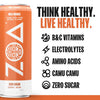 ZOA Wild Orange Zero Sugar Energy Drink – 12 Fl Oz Cans | Healthy Energy with Electrolytes & Vitamins | Natural Caffeine, No Artificial Flavors, Keto & Vegan Friendly - GoDpsMusic
