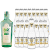 Bare Zero Proof Modern Classic Non-Alcoholic Gin Bundle with Fever Tree Light Tonic Water Mix - Premium Zero-Proof Liquor Spirits for a Refreshing Experience - GoDpsMusic