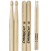 ChromaCast 5B USA Made Hickory Drumsticks Pair - Wood Tipped - Drum Sticks Tour Tested by Pro Drummers - Real American Hickory Wood - GoDpsMusic