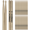 ChromaCast 5A USA Made Hickory Drumsticks Pair - Wood Tipped - Drum Sticks Tour Tested by Pro Drummers - Real American Hickory Wood - GoDpsMusic