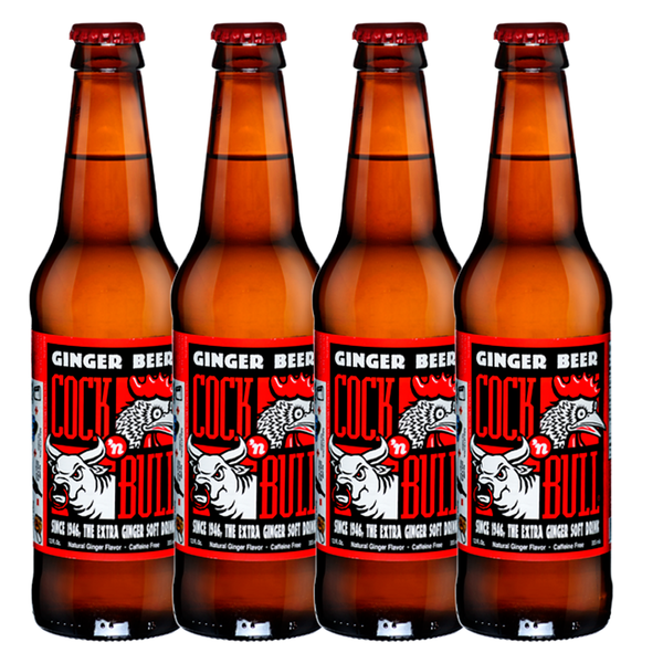 Cock n Bull Ginger Beer 12oz Soda Bottles - Ideal Mixer for Cocktails, Mocktails, and Bartenders - Premium Quality for Perfect Mixed Drinks - Refreshing Flavor Profile- Made In USA - GoDpsMusic