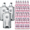 Clean Co Non-Alcoholic Tequila Alternative 700ml Bottle - | with Premium Quality Fentimans Botanically Brewed Rose Lemonade Sparkling Soda