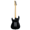Sawtooth ES Alder Series Electric Guitar, Black with Black Pickguard