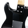 Sawtooth ES Alder Series Electric Guitar, Black with Black Pickguard
