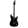 Sawtooth ES Alder Series Electric Guitar, Black with Black Pickguard