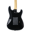 Sawtooth ES Alder Series Left-Handed Electric Guitar, Black with Black Pickguard