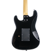 Sawtooth ES Alder Series Electric Guitar, Black with Chrome Pickguard