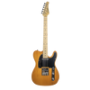 Sawtooth ET Alder Series Electric Guitar, Butterscotch with Black Pickguard