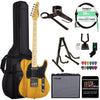 Sawtooth Butterscotch ET Series Electric Guitar w/ Black Pickguard - Includes: Accessories, Amp & Gig Bag