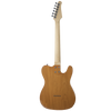 Sawtooth ET Alder Series Left-Handed Electric Guitar, Butterscotch with Black Pickguard
