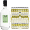 Nkd Distillery Tequila with Fever Tree Sicilian Lemonade Alternative Premium Non-Alcoholic Spirit - Zero Alcohol - Perfect Margarita or Paloma Alcohol Free Substitute - GoDpsMusic