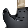 Sawtooth EP Series Alder Electric Bass Guitar, Satin Black w/ Black Pickguard