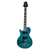 Sawtooth Heritage Custom - One-Off Artisan Build Left-Handed Aqua Flame Maple Top Electric Guitar w Fishman Fluence Pickups