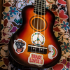 Sawtooth Sunburst Basswood Soprano Ukulele w Gig Bag and Official Brake Stickers