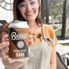 Bravus Peanut Butter Dark Non-Alcoholic Beer Stout-Style Craft Brew - Rich Blend of Roasted Peanuts, Hazelnuts, and Chocolate - Vegan-Friendly - 110 Calories - GoDpsMusic