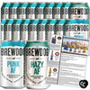 BrewDog 12 IPA Mixed Pack, Non-Alcoholic Pack | Includes Hazy, & Punk | 12oz Cans - GoDpsMusic