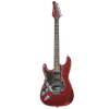 Sawtooth ES Alder Series Left-Handed Electric Guitar, Red Metallic w Mirrored Pickguard