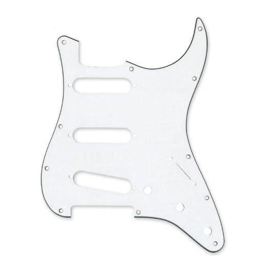 ChromaCast 3 Ply White Stratocaster Pickguard - GoDpsMusic