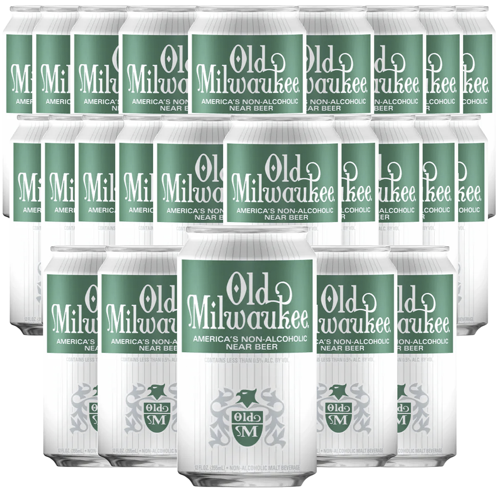 Old Milwaukee Non-Alcoholic Beer | Domestic Non-Alcoholic Malt Beverage | 12 FL OZ Cans - GoDpsMusic