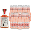 Spiritless Kentucky 74 Distilled Non-Alcoholic Whiskey Bundle with Fever Tree Sparkling Pink Grapefruit - Premium Zero-Proof Liquor Spirits for a Refreshing Experience - GoDpsMusic