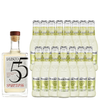 Spiritless Jalisco 55 Distilled Non-Alcoholic Tequila Bundle with Fever Tree Lemon Tonic Mix - Premium Zero-Proof Liquor Spirits for a Refreshing Experience - GoDpsMusic