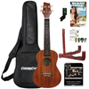 Sawtooth Mahogany Concert Ukulele with Padded Gig Bag and more - GoDpsMusic