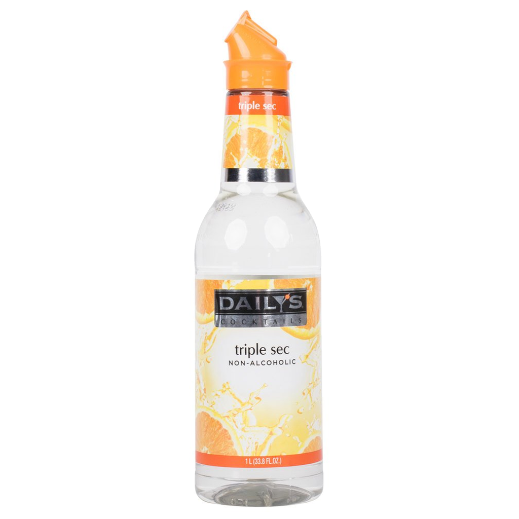 Daily's Cocktail Mixer Non-Alcoholic Triple Sec, 1000ml - Perfect for Margarita, Long Island Iced Tea, and other Mixed Drinks - GoDpsMusic