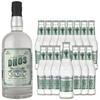 Dhōs Handcrafted Non-Alcoholic Gin w Fever Tree Elderflower Tonic- Keto-Friendly, Zero Sugar, Zero Calories, Zero Proof - 750 ML - Perfect for Mocktails - Made in USA - GoDpsMusic