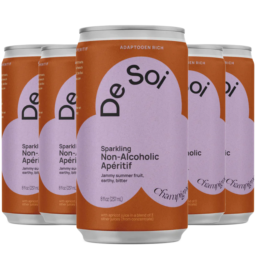 De Soi Champignon Dreams Cans Non-Alcoholic Aperitif by Katy Perry - Sparkling Adaptogen Beverage with Natural Botanicals| Vegan & Gluten-Free | 257ml Cans - GoDpsMusic