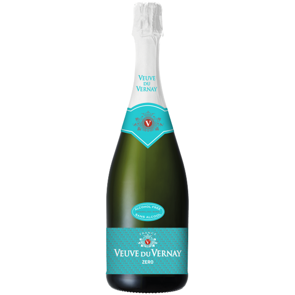 Veuve Du Vernay Zero Alcohol Free Non-Alcoholic Vegan Sparkling White Wine from France - GoDpsMusic