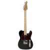 Sawtooth ET Alder Series Black w Tortoise Pickguard Electric Guitar