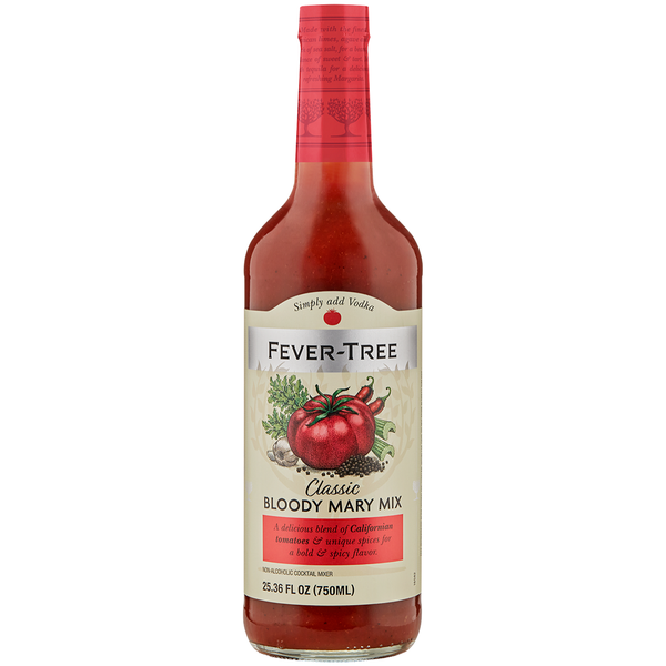 Fever Tree Classic Bloody Mary Mix - Premium Quality Mixer - Refreshing Beverage for Cocktails & Mocktails 750ml Bottles - GoDpsMusic