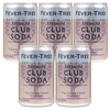 Fever Tree Premium Club Soda - Premium Quality Mixer & Soda - Refreshing Beverage for Cocktails & Mocktails 150ml Cans - Pack of 5 - GoDpsMusic