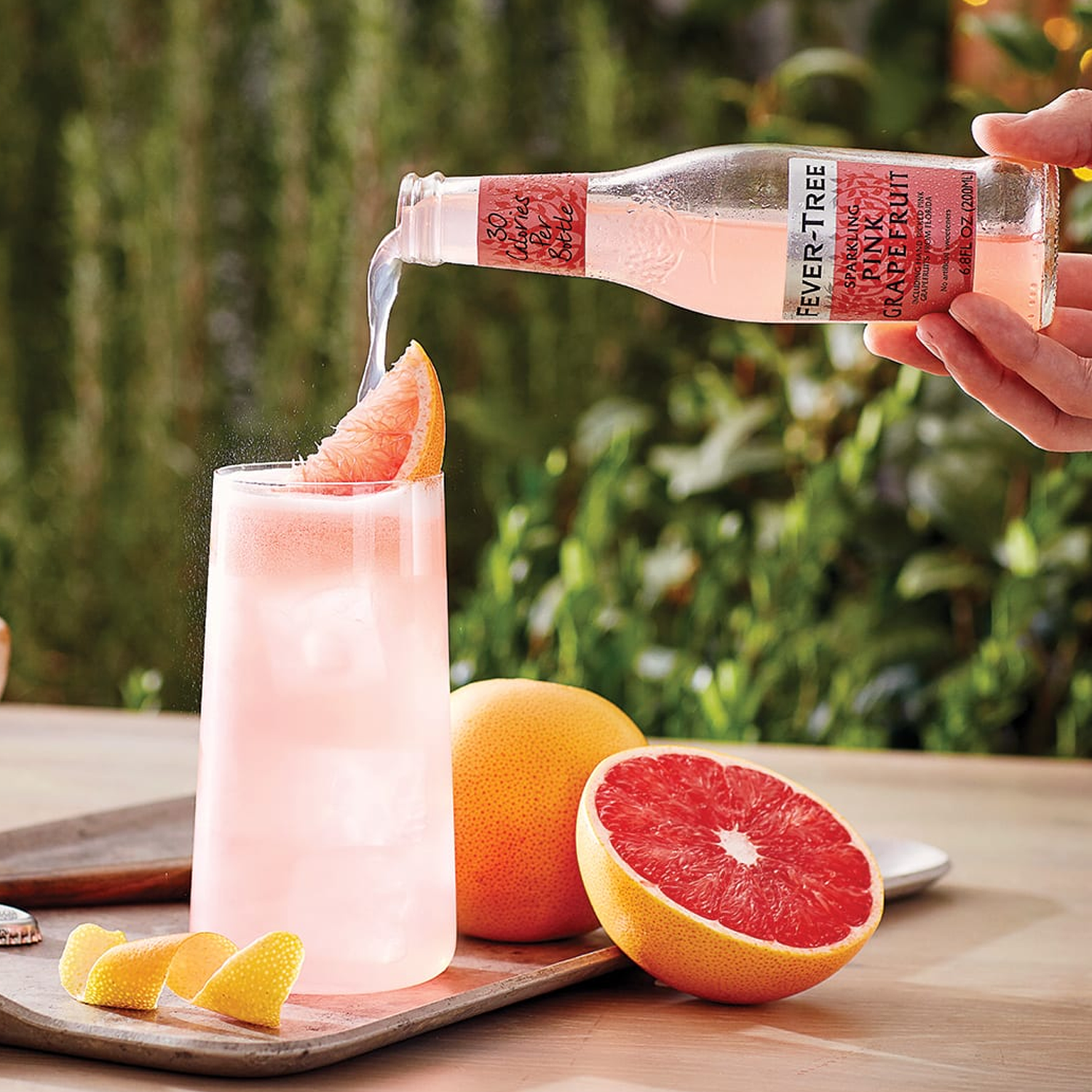 Fever Tree Sparkling Pink Grapefruit Soda - Premium Quality Mixer and Soda  - Refreshing Beverage for Cocktails & Mocktails 500ml Bottle - Pack of 5