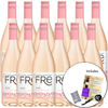 Sutter Home Fre Rosé Non-Alcoholic Wine, Experience Bundle with ChromaCast Pop Socket, Seasonal Wine Pairings & Recipes, 12/750ML, 12-PACK - GoDpsMusic
