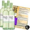 Sutter Home Fre Sauvignon Blanc Non-Alcoholic Wine, Experience Bundle with ChromaCast Pop Socket, Seasonal Wine Pairings & Recipes, 12/750ML, 4-PACK - GoDpsMusic